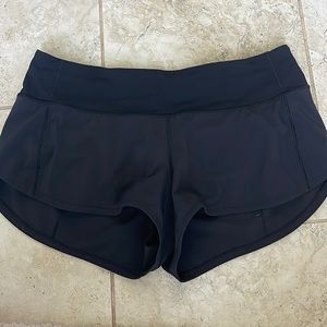 Lululemon speed up midrise 2.5 lines shorts